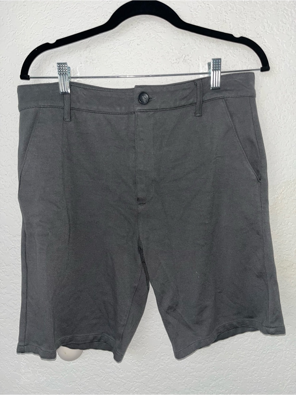 True Classic dark gray men’s shorts